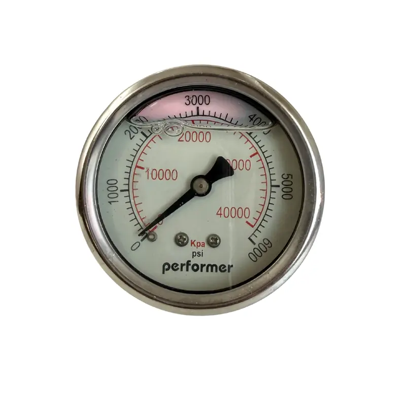 NDD Pressure Gauge 0-5800 PSI Rear Entry