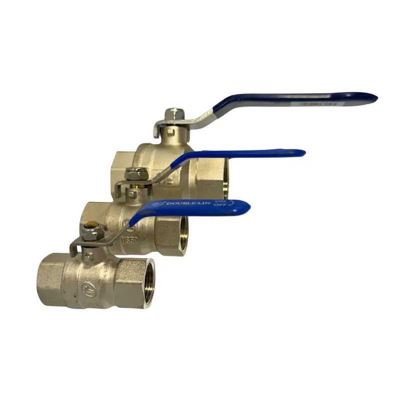 [23.02.13] 2 Way Ball Valve Brass F + F PN25 (3/4")