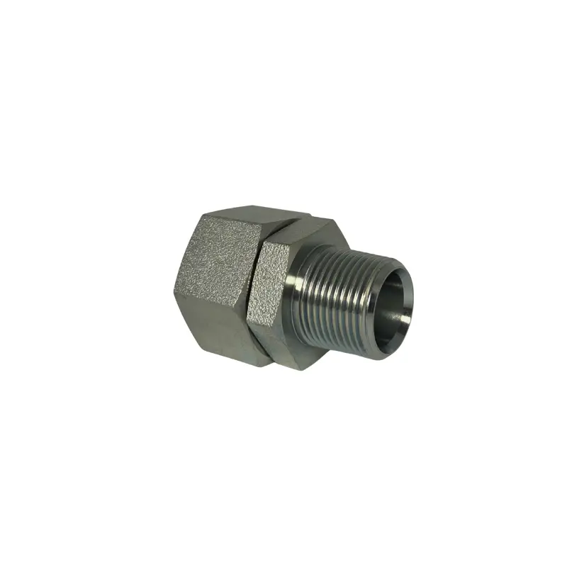 [12.08.88] Hydraulic Zinc Plated Male BSPT x Female BSP Swivel (3/8" to 1/4")