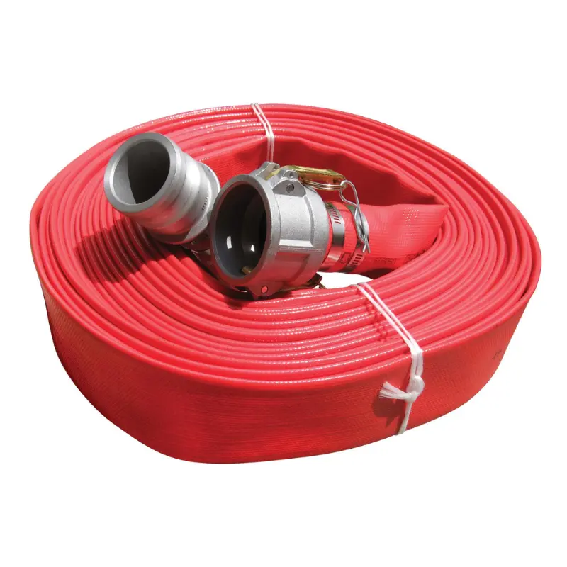 Red HD Layflat Complete Assembly 2" M+F 